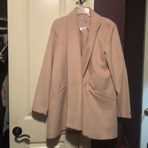 Calvin Klein pink wool coat